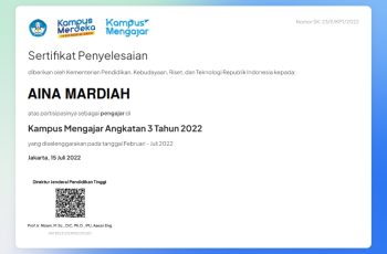 Aina Mardiah – Kampus Mengajar