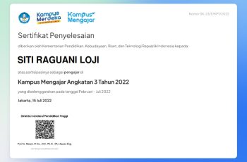Siti Raguani Loji – Kampus Mengajar
