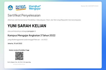 Yuni Sarah Kelian – Kampus Mengajar