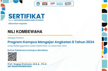 Nili Kombewaha – Peserta Program Kampus Mengajar Angkatan 8