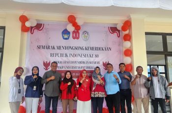 KEMERIAHAN PUNCAK ACARA HUT RI KE-80 FKIP UNIVERSITAS PATTIMURA
